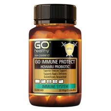 Go Healthy 成人免疫力增强保护胶囊 30粒 Go healthy Go Immune Protect 含益生菌菌株 Howaru Probiotic 保护肠胃健康